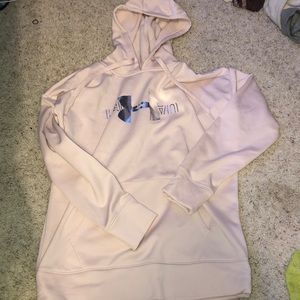 pink under armour sweatshirt